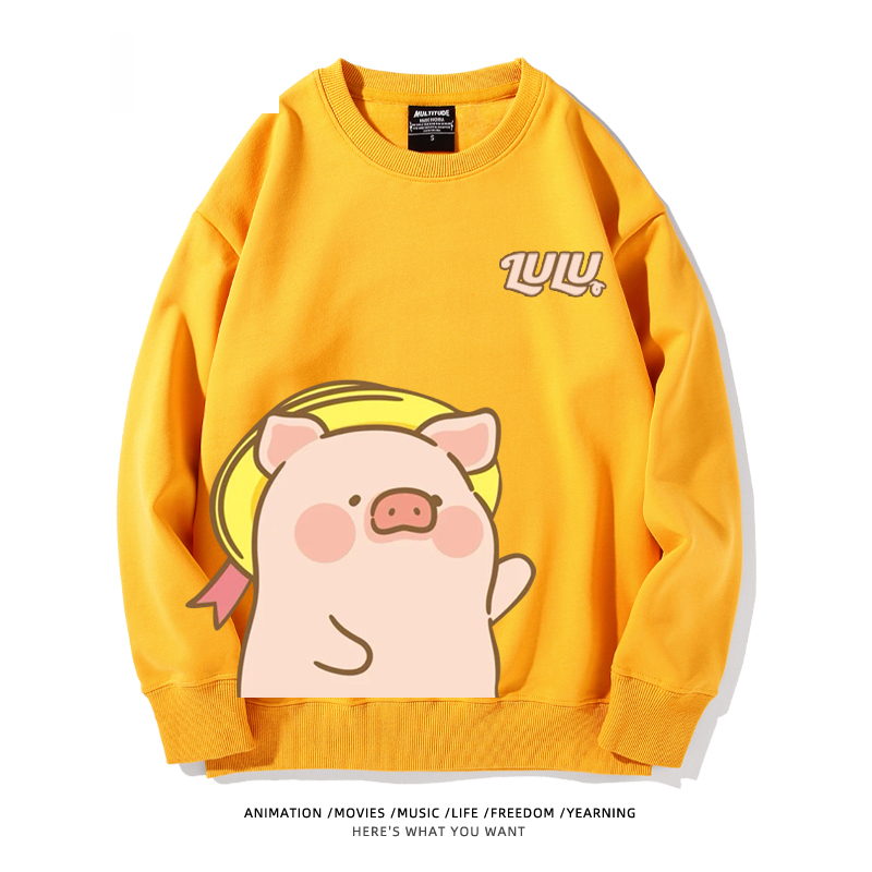 LuLu豬 聯名2024親子情侶裝 圓領長袖