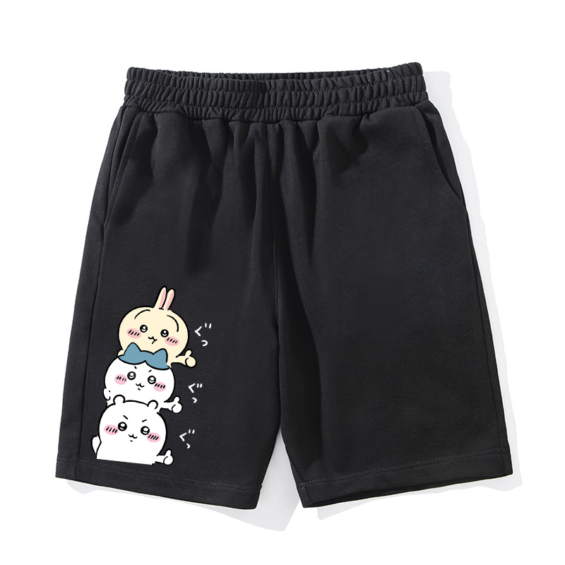 Chiikawa聯名衛衣2024秋冬新款親子情侶裝薄絨款連帽衛衣