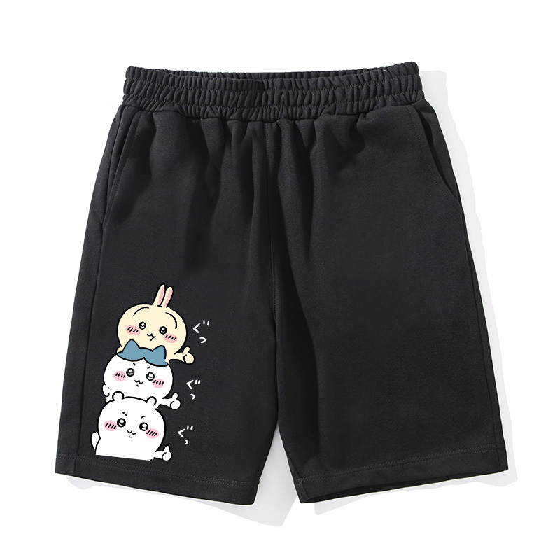 Chiikawa聯名衛衣2024秋冬新款親子情侶裝薄絨款連帽衛衣