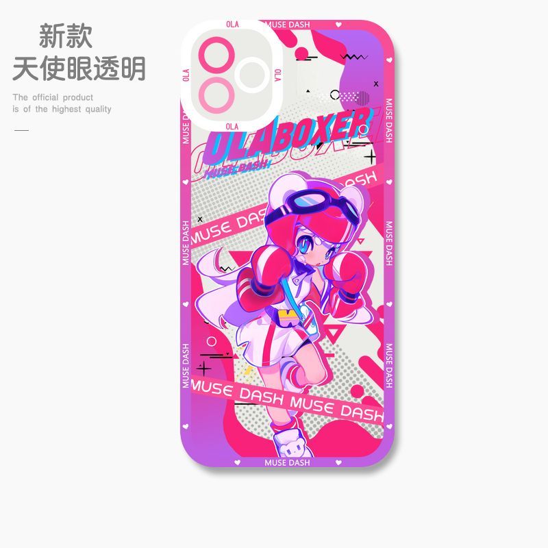 蘋果 系列喵斯快跑 初音未來天使眼透明防摔軟殼