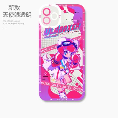 蘋果 系列喵斯快跑 初音未來天使眼透明防摔軟殼