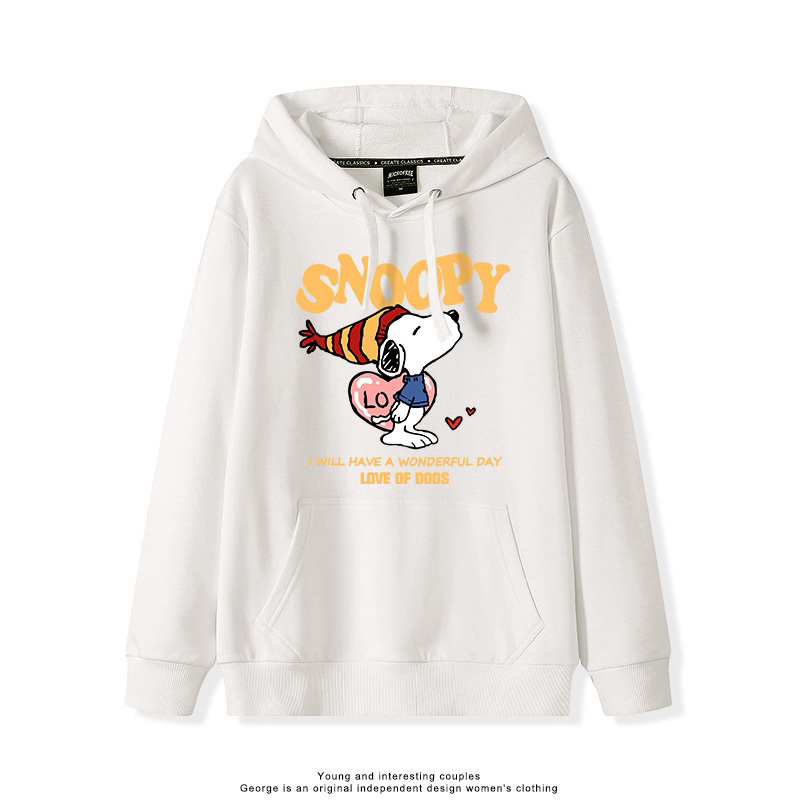 史努比 聯名衛衣2025秋冬新款親子情侶裝連帽衛衣