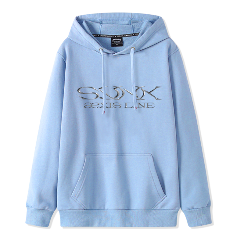 aespa巡迴演唱會SYNK aeXIS LINE 周邊衛衣2025秋冬新款親子情侶裝連帽衛衣