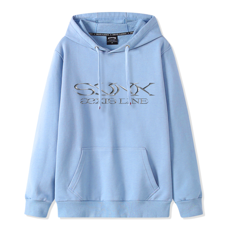 aespa巡迴演唱會SYNK aeXIS LINE 周邊衛衣2025秋冬新款親子情侶裝連帽衛衣