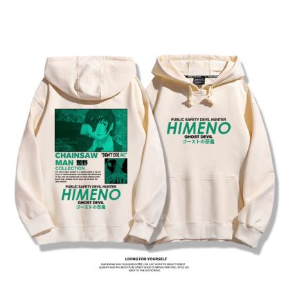 鏈鋸人新款 親子情侶男女款連帽衛衣