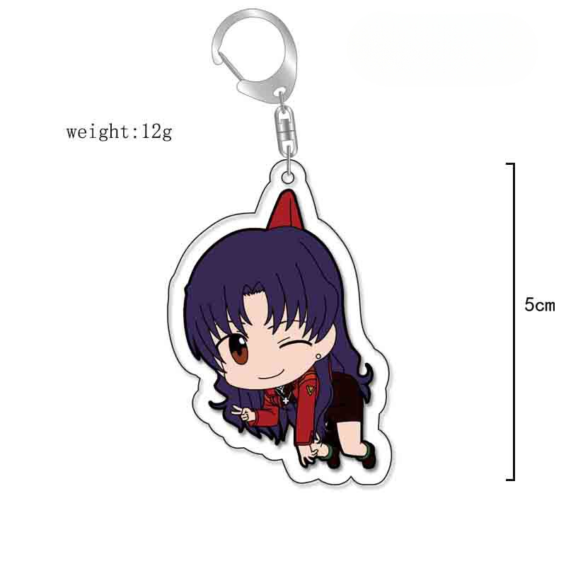 福音EVA綾波麗立牌動漫周邊亞克力鑰匙扣明日香真希波碇真嗣渚薰掛飾【單買三件起送】
