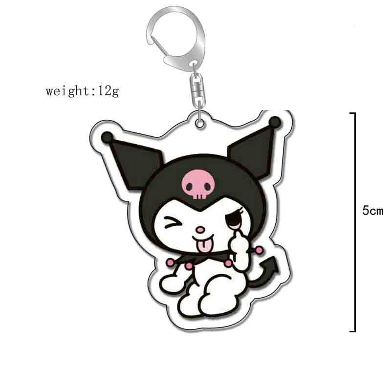 粉色貓咪Sanrio玉狗桂樂美蒂亞克力鑰匙扣掛飾【單買三件起送】