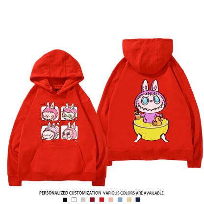 labubu新款 寬鬆百搭 秋冬款 寬鬆連帽衛衣