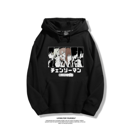 鏈鋸人新款 親子情侶男女款連帽衛衣