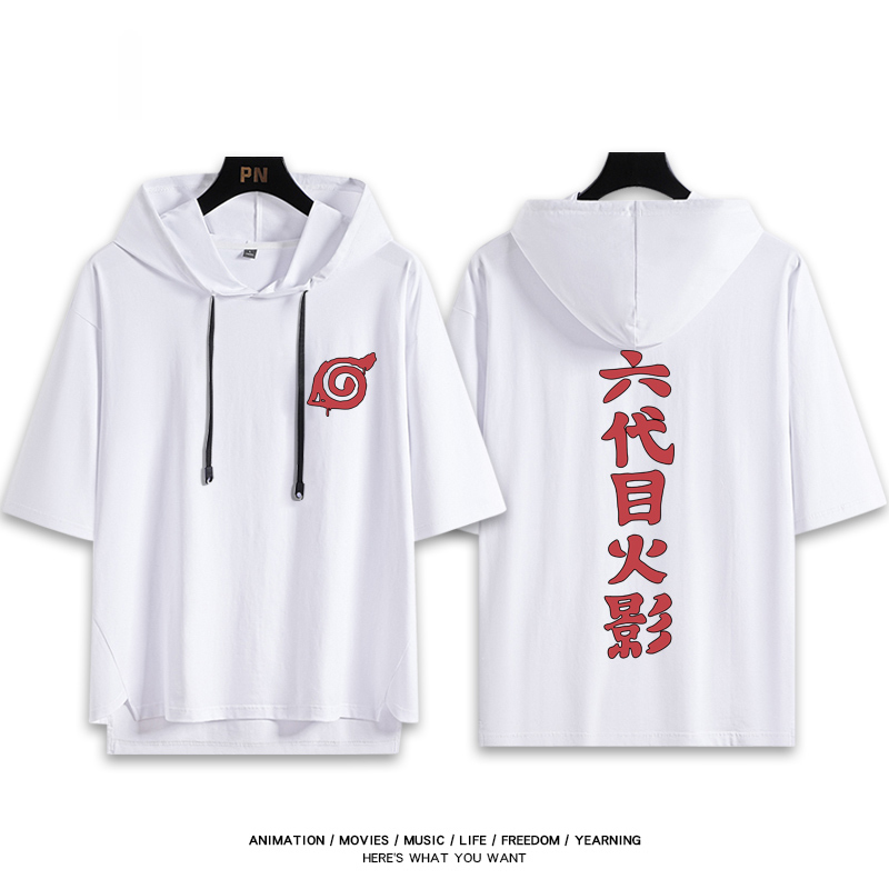 火影忍者 連帽短袖T恤