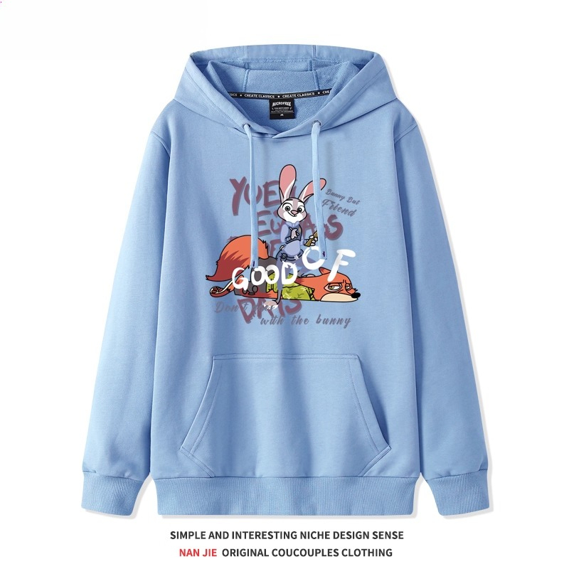 瘋狂動物城 聯名衛衣2025秋冬新款 親子情侶裝連帽衛衣