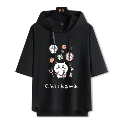 chiikawa 連帽短袖T恤