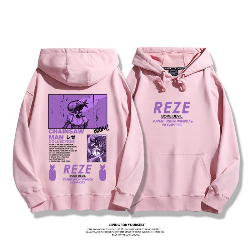 鏈鋸人新款 親子情侶男女款連帽衛衣