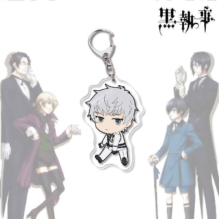黑執事塞巴斯蒂安夏爾亞克力鑰匙扣掛飾【單買三件起送】