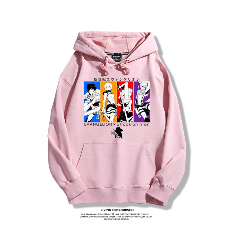 EVA新世紀福音戰士聯名衛衣2025秋冬新款親子情侶裝連帽衛衣