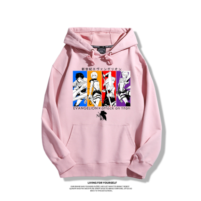 EVA新世紀福音戰士聯名衛衣2025秋冬新款親子情侶裝連帽衛衣