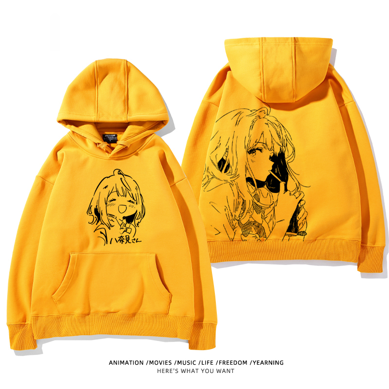 敗犬女主也太多了聯名衛衣2024秋冬新款親子情侶裝薄絨款連帽衛衣