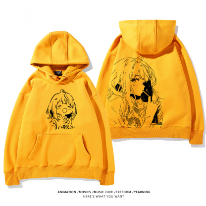 敗犬女主也太多了聯名衛衣2024秋冬新款親子情侶裝薄絨款連帽衛衣