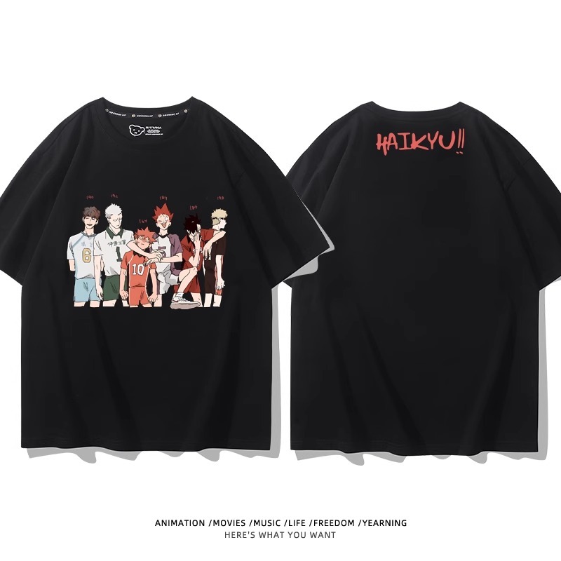 排球少年 2024親子情侶男女同款 純棉T恤