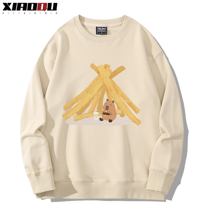 卡皮巴拉 2024親子情侶裝 圓領長袖