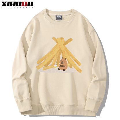 卡皮巴拉 2024親子情侶裝 圓領長袖