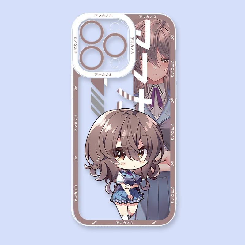 甜蜜女友天使眼透明防摔軟殼