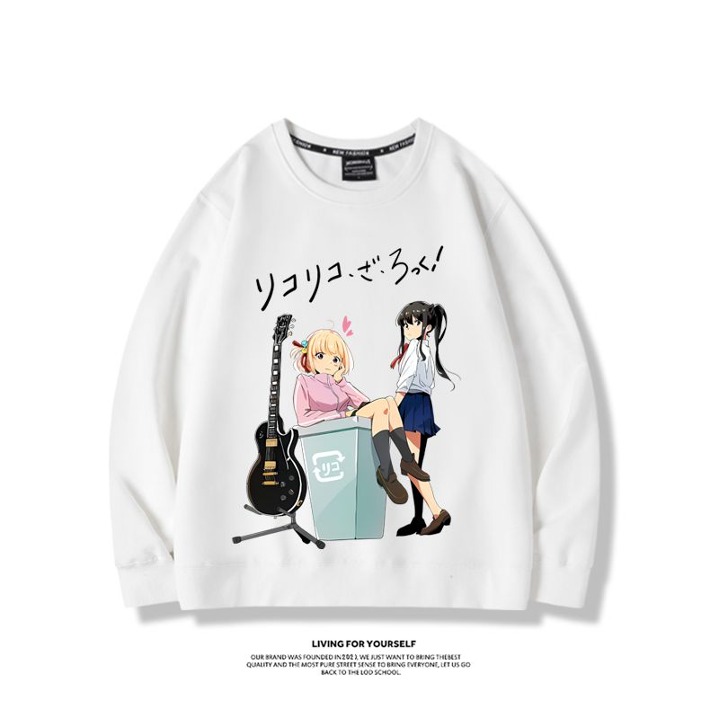 孤獨搖滾聯名莉可麗絲2023親子情侶裝 圓領長袖-星夢cosplay