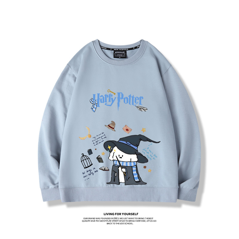 線條小狗2023親子情侶裝 圓領長袖