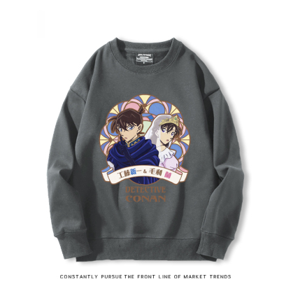 名偵探柯南 聯名2024親子情侶裝 圓領長袖