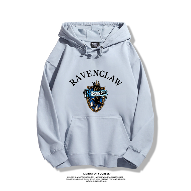 哈利波特聯名衛衣2023秋冬新款親子情侶裝薄絨款連帽衛衣