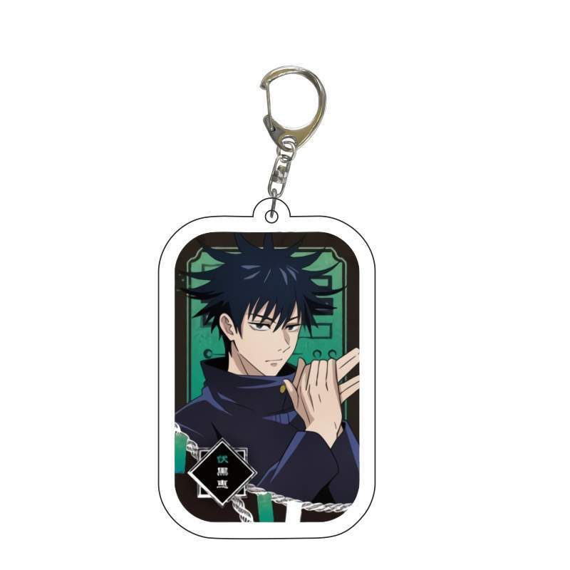 鑰匙扣咒術迴戰伏黑惠五條悟虎杖野薔薇熊貓雙面亞克力掛飾【單買三件起送】