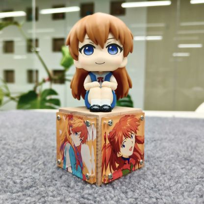 Look up EVA 綾波麗明日香Q版手辦 磁吸底座