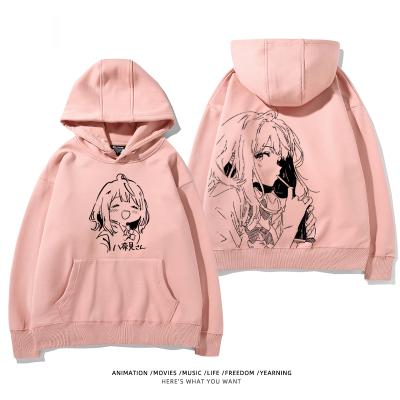 敗犬女主也太多了聯名衛衣2024秋冬新款親子情侶裝薄絨款連帽衛衣