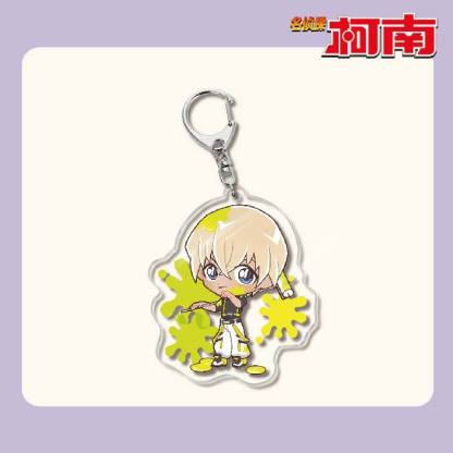 名偵探柯南周邊 灰原哀基德赤井秀一安室透世良真純亞克力鑰匙扣掛飾【單買三件起送】