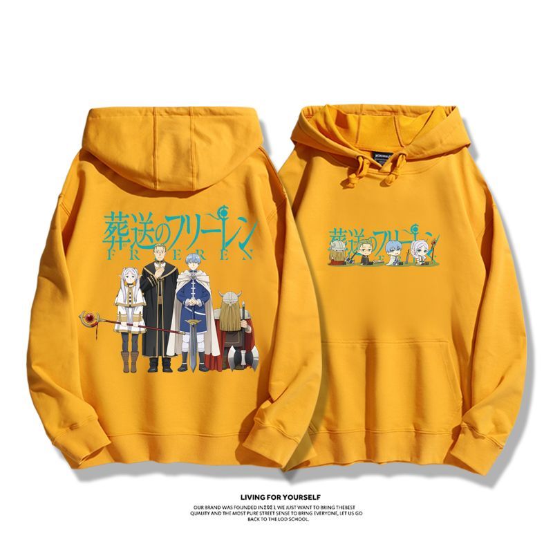 葬送的芙莉蓮2023秋冬新款親子情侶裝薄絨款連帽衛衣