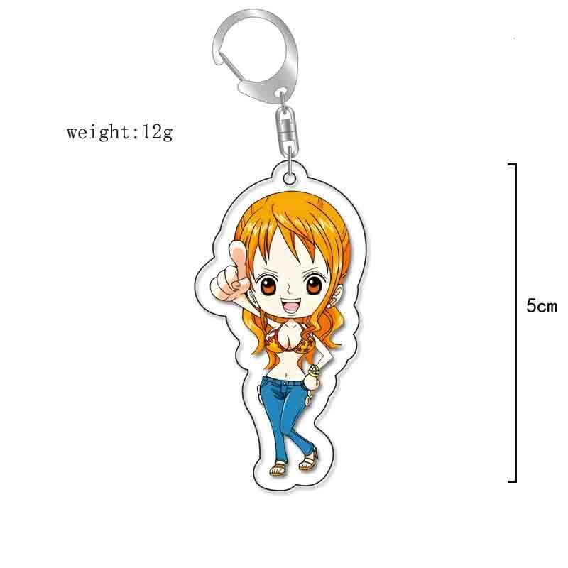 航海王草帽路飛索隆喬巴羅賓亞力克鑰匙扣掛飾【單買三件起送】