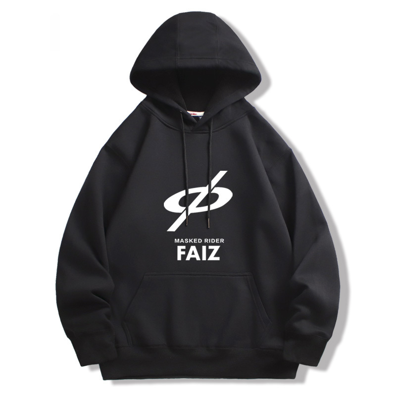 假面騎士 衛衣2024秋冬新款親子情侶裝薄絨款連帽衛衣