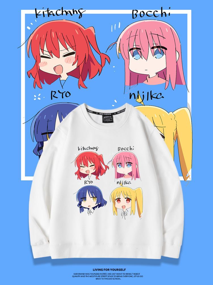 孤獨搖滾2023親子情侶裝 圓領長袖