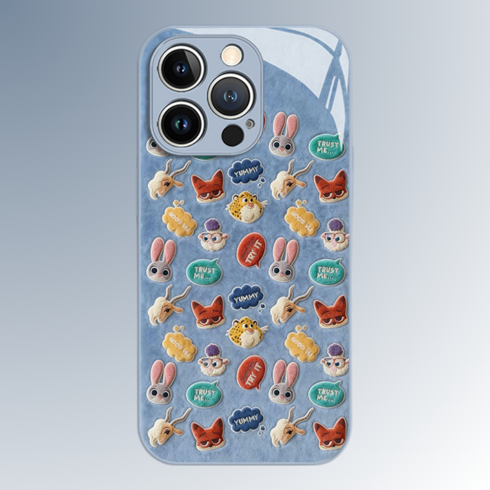 動物方城市 新款高清全包防摔玻璃殼