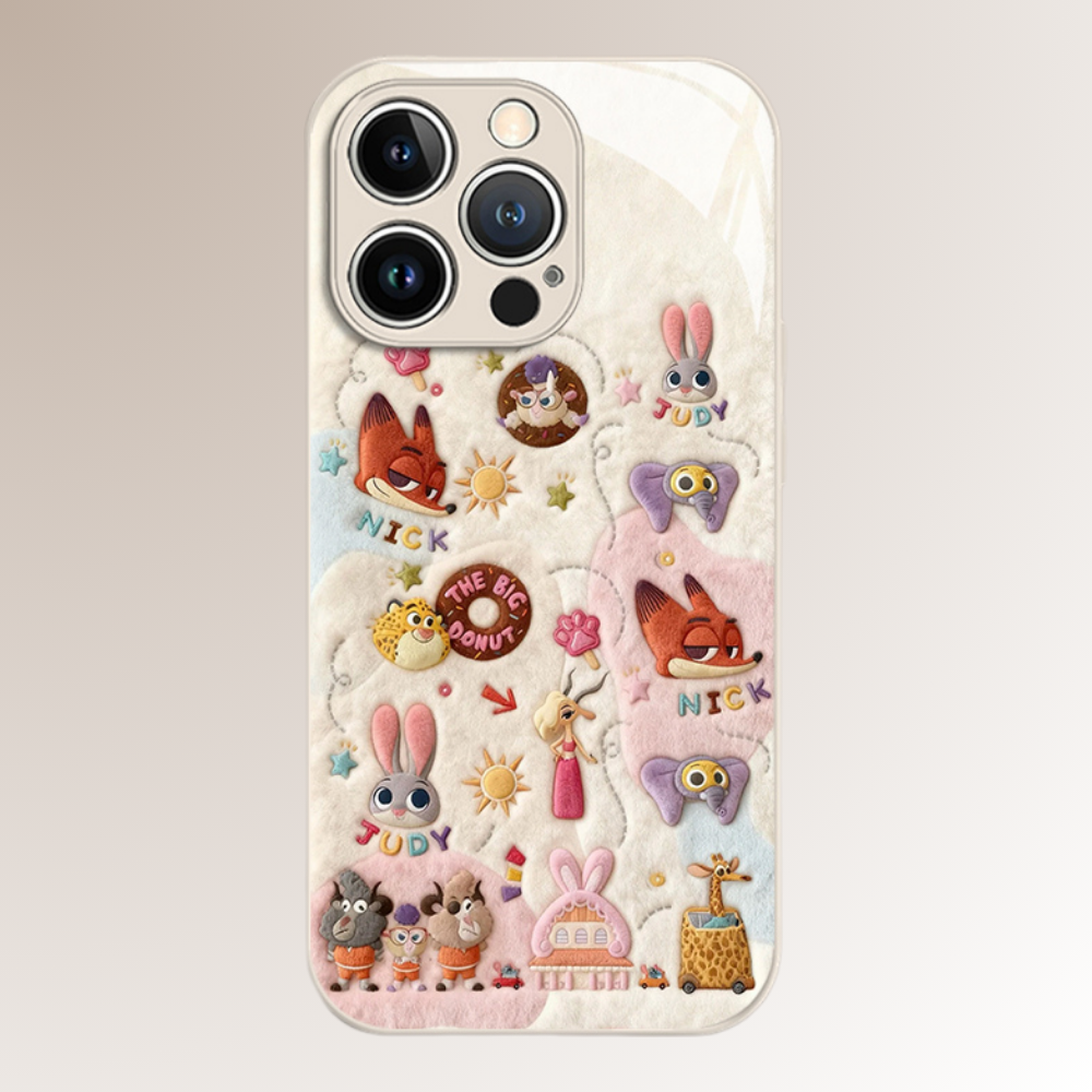 動物方城市 新款高清全包防摔玻璃殼