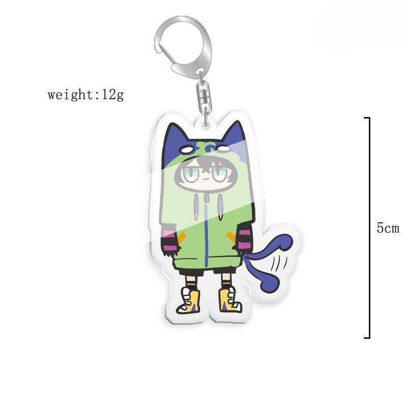 無限滑板喜屋武歷亞克力鑰匙扣掛飾雙面透明 【單買三件起送】