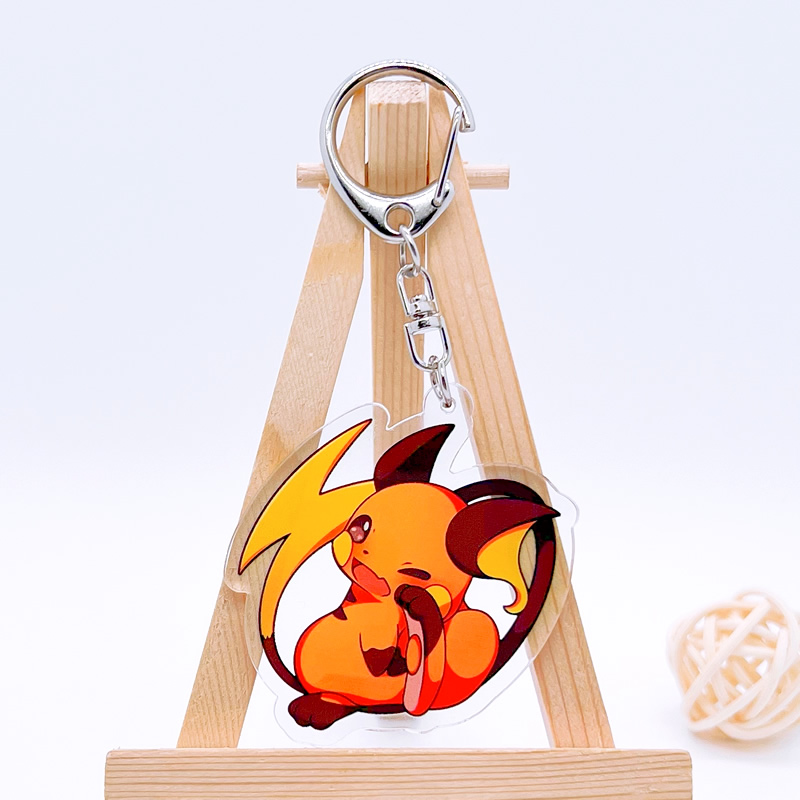 寶可夢繫列 暴萌耿鬼可達鴨超夢亞克力掛件雷丘噴火龍水箭龜掛飾 鑰匙扣