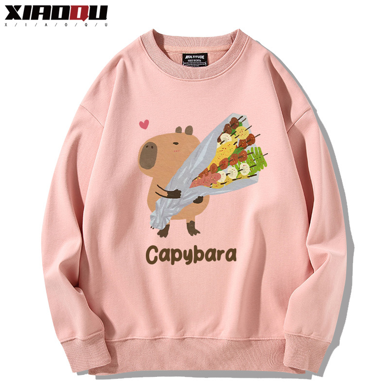 卡皮巴拉 2024親子情侶裝 圓領長袖