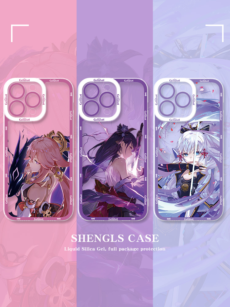 蘋果 系列原神天使眼透明防摔軟殼