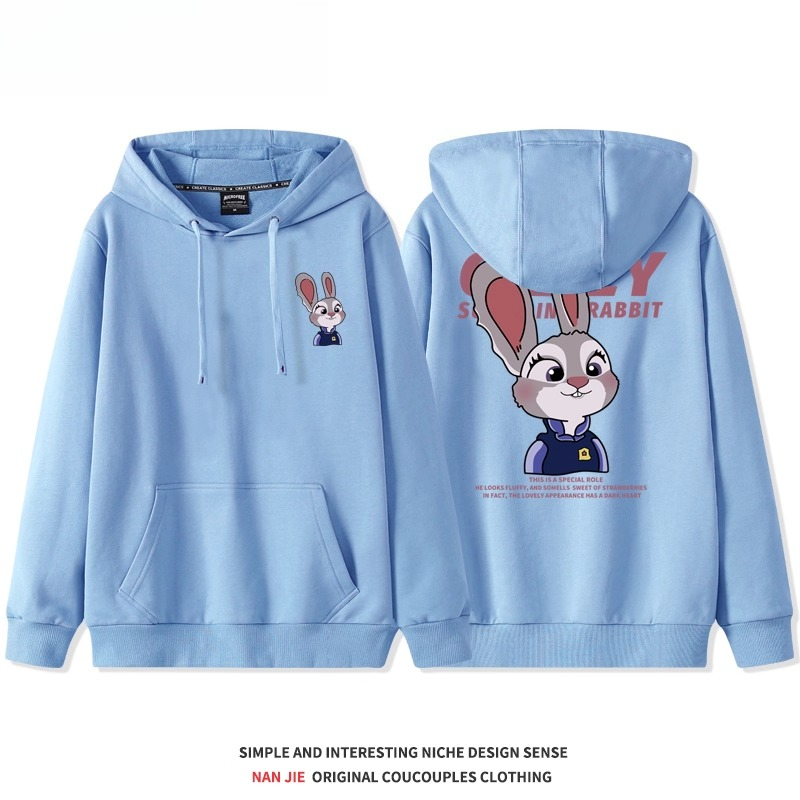瘋狂動物城 聯名衛衣2025秋冬新款親子情侶裝連帽衛衣