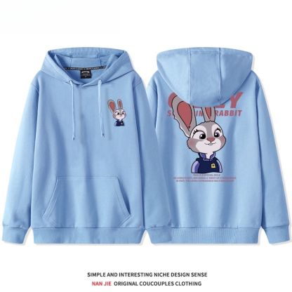 瘋狂動物城 聯名衛衣2025秋冬新款親子情侶裝連帽衛衣