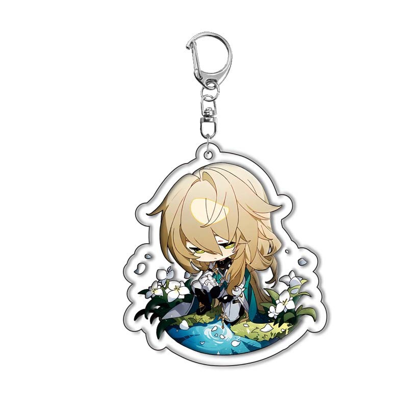 崩壞星穹鐵道愛莉希雅亞克力鑰匙扣掛飾遊戲周邊銀狼景元 白露【單買三件起送】