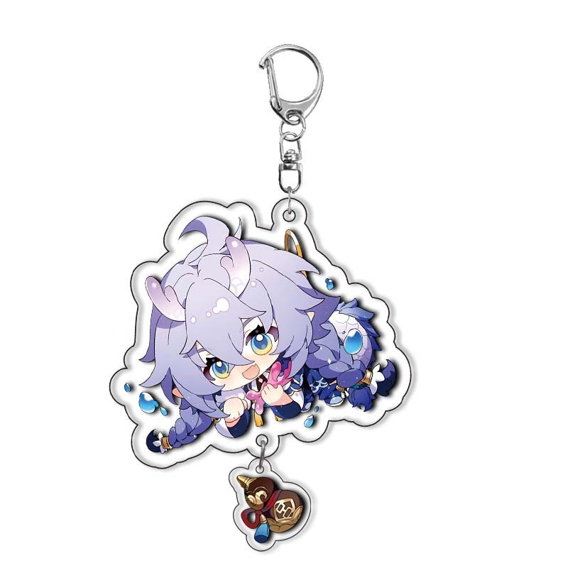 崩壞星穹鐵道愛莉希雅彥卿希露瓦景元白露姬子亞克力鑰匙扣掛飾【單買三件起送】