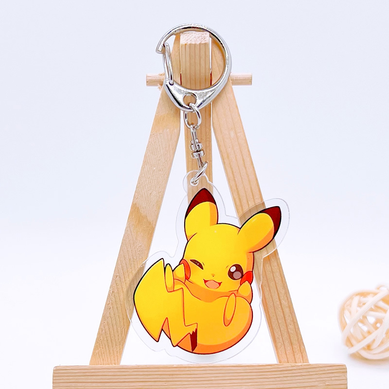 寶可夢繫列 暴萌耿鬼可達鴨超夢亞克力掛件雷丘噴火龍水箭龜掛飾 鑰匙扣