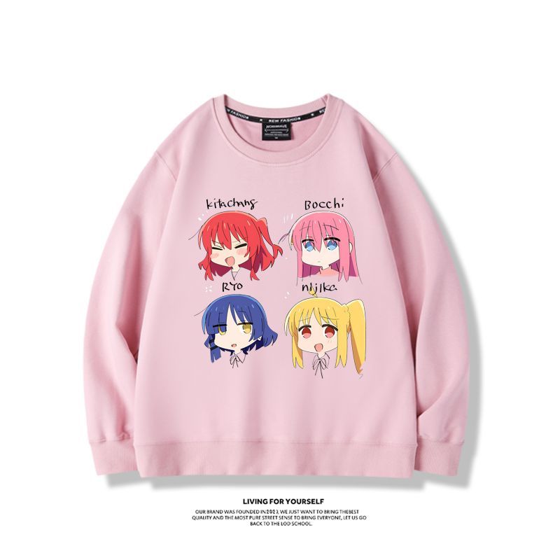 孤獨搖滾2023親子情侶裝 圓領長袖